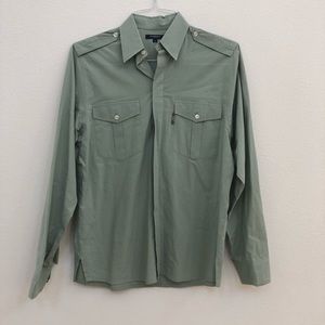 Men’s Burberry Long Sleeve Button Up